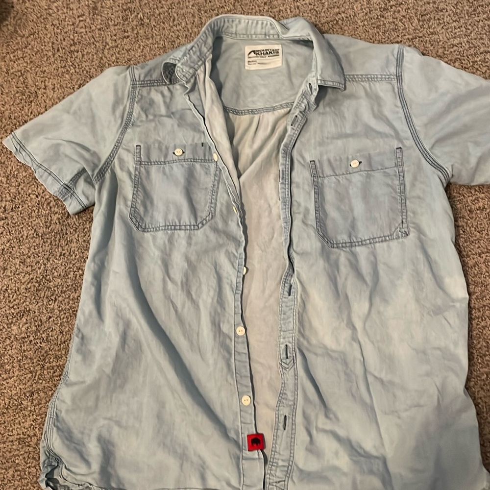 Mountain Knakis short sleeve button down